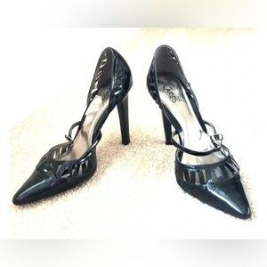 Black Patent Leather Heels